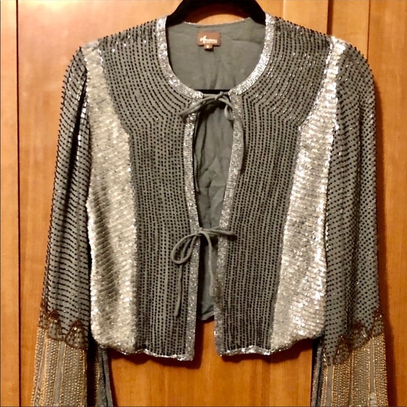 Hand made sequined jacket - Picture 1 of 11